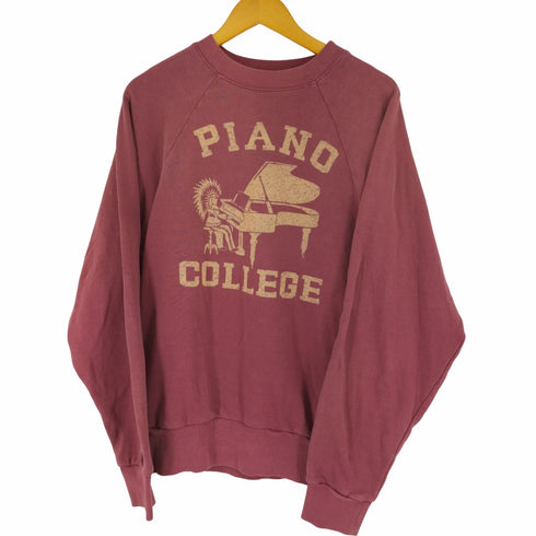 キャピタル KAPITAL ECO Fleece Laglan Crew Sweatshirts PIANO COLLEGE メンズ JPN:3