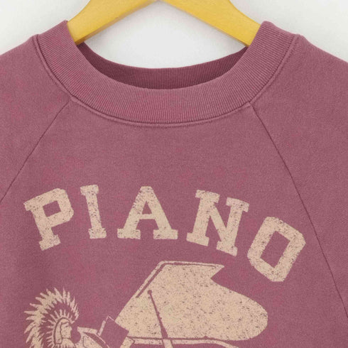 キャピタル KAPITAL ECO Fleece Laglan Crew Sweatshirts PIANO COLLEGE メンズ JPN:3
