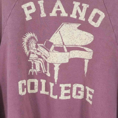 キャピタル KAPITAL ECO Fleece Laglan Crew Sweatshirts PIANO COLLEGE メンズ JPN:3