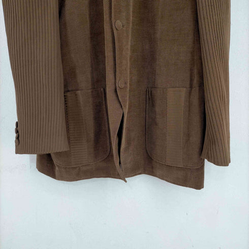 INSERCH リブ切替 パイル2Bシングルテーラードジャケット メンズ 4XL