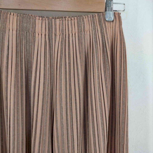 プリーツプリーズイッセイミヤケ PLEATS PLEASE ISSEY MIYAKE リネン混 プリーツワイドパンツ レディース