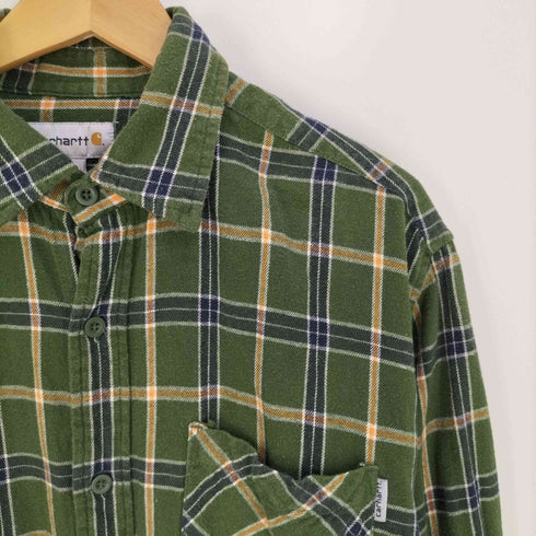 カーハート Carhartt コットン フランネルシャツ メンズ import:L