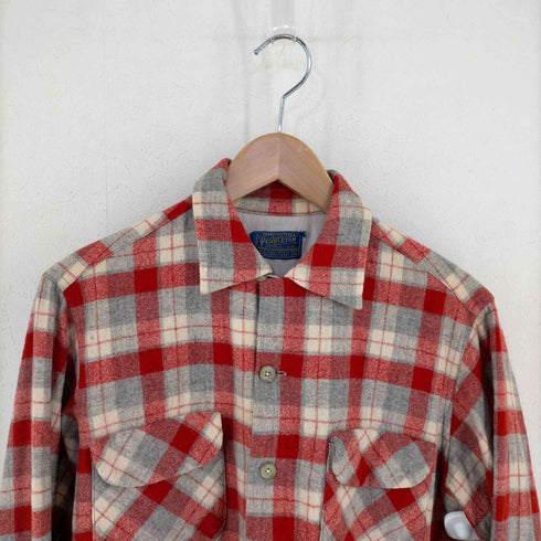 ペンドルトン PENDLETON オープンカラー ボックス チェックフランネルシャツ ボードシャツ メンズ import:M