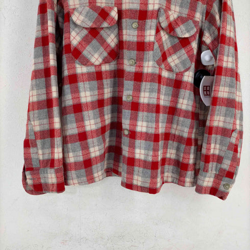 ペンドルトン PENDLETON オープンカラー ボックス チェックフランネルシャツ ボードシャツ メンズ import:M