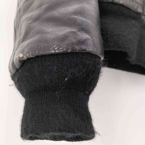 ショット Schott SPORTSWEAR MADE IN USA 70S~80S シガレットポケット レザーフライトジャケット メンズ US:38