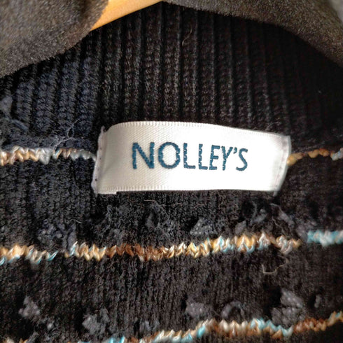 ノーリーズ NOLLEY’S 《手洗い可能》ツイード柄Vネックベスト レディース JPN:38