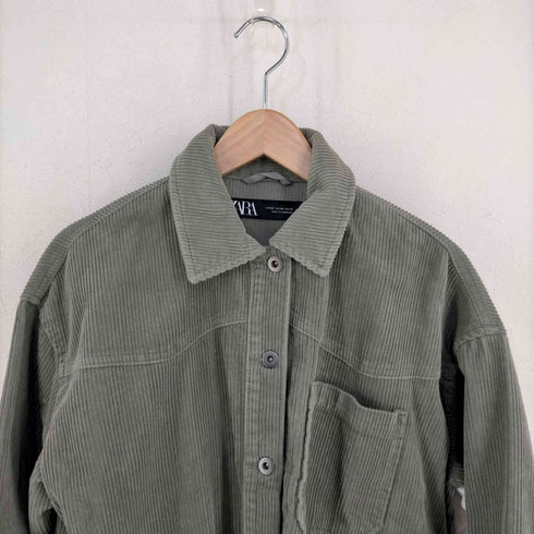 ザラ ZARA CORDUROY OVERSHIRT レディース import:XS