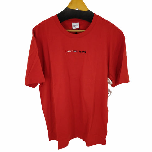 トミーヒルフィガー TOMMY HILFIGER スモール ロゴコットンTシャツ メンズ JPN:XL