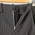 ワイズ Y’s 16AW ウールストライプ 裾切替 裾スナップ スラックス レディース 1