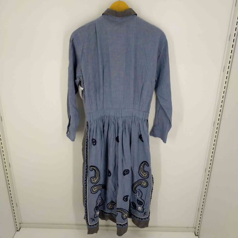 イッセイミヤケ ISSEY MIYAKE 80s シャンブレーシャツワンピース レディース JPN:M