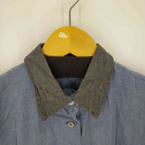 イッセイミヤケ ISSEY MIYAKE 80s シャンブレーシャツワンピース レディース JPN:M