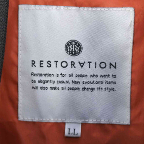 レストレーション RESTORATION フライトジャケット MA-1 メンズ LL