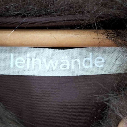 ラインヴァンド LEINWANDE Vegan Fur Jacket ファージャケット レディース FREE