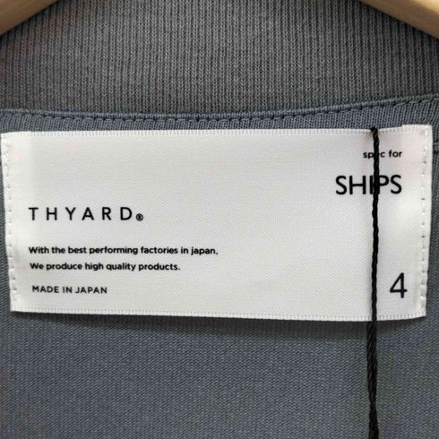 スヤード THYARD SHIPS別注 紙 ドロップ Tシャツ メンズ JPN:4
