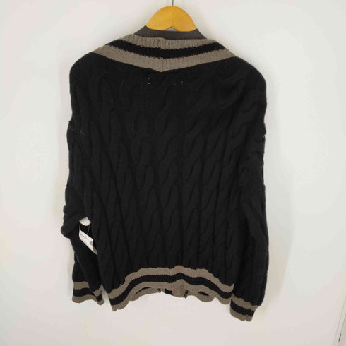 グリーンレーベルリラクシング GREEN LABEL RELAXING OLADERBY KNITWEAR ウール ケーブルカーディガン レディース