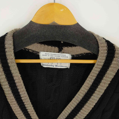 グリーンレーベルリラクシング GREEN LABEL RELAXING OLADERBY KNITWEAR ウール ケーブルカーディガン レディース