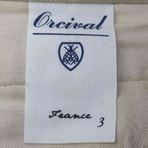 オーチバル ORCIVAL 2タック ワイドチノパンツ メンズ JPN:3