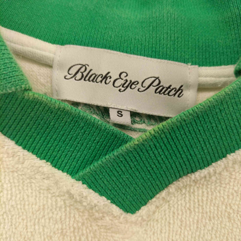 ザブラックアイパッチ THE BLACK EYE PATCH タオル地 B刺繍 ポロシャツ パイルT メンズ S