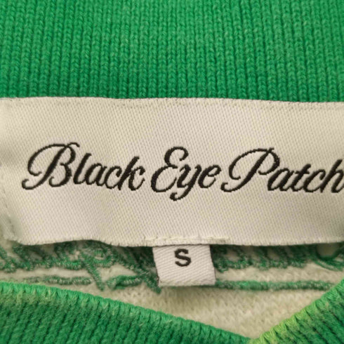 ザブラックアイパッチ THE BLACK EYE PATCH タオル地 B刺繍 ポロシャツ パイルT メンズ S