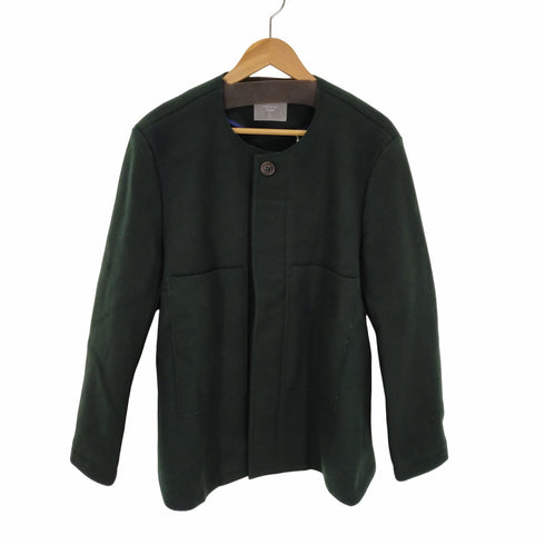 クルイプ QUILP MODE&ARTISANS of England PERRY ノーカラーメルトンジャケット HAINSWORTH社 メンズ JPN:2