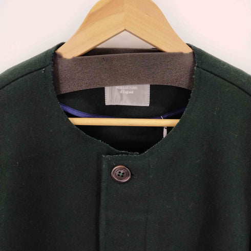 クルイプ QUILP MODE&ARTISANS of England PERRY ノーカラーメルトンジャケット HAINSWORTH社 メンズ JPN:2