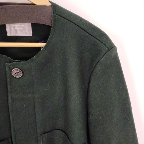 クルイプ QUILP MODE&ARTISANS of England PERRY ノーカラーメルトンジャケット HAINSWORTH社 メンズ JPN:2
