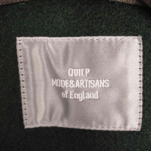 クルイプ QUILP MODE&ARTISANS of England PERRY ノーカラーメルトンジャケット HAINSWORTH社 メンズ JPN:2