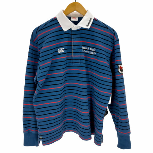 カンタベリー CANTERBURY ロングスリーブラガーシャツ L/S RUGGER SHIRT メンズ JPN:M