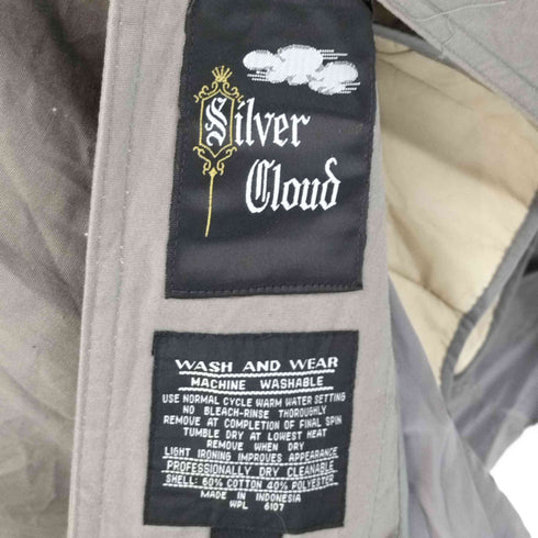 シルバークラウド SILVER CLOUD THERMO LITE インドネシア製 ライナー付き ステンカラーコート メンズ JPN:44