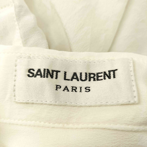 サンローランパリ SAINT LAURENT PARIS 2016年 比翼シルクシャツ レディース FR:34