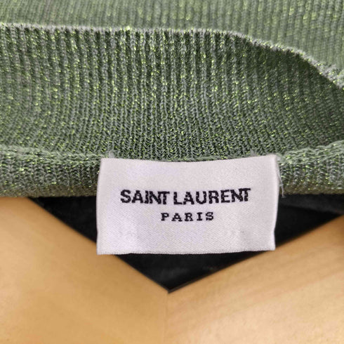 サンローランパリ SAINT LAURENT PARIS 2021年 ラメリブトップス レディース import:S