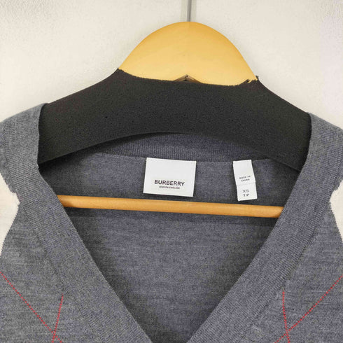 バーバリー BURBERRY 21AW ロゴアーガイルニット レディース import:XS
