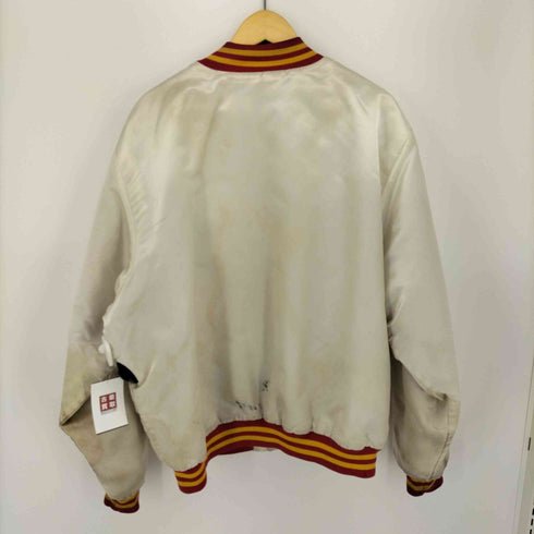 TRADER SPORTS USA製 IOWA ST カレッジ アメリカンフットボール チーム 裏地キルティング スタジャン メンズ