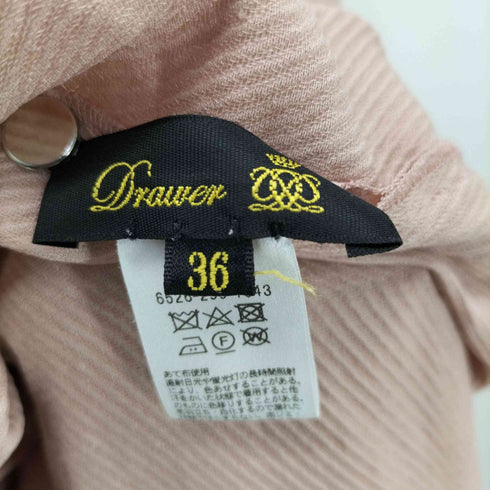 ドゥロワー Drawer パフスリーブ シルク ワンピース レディース 36