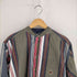 アイビークルー IVY CREW ストライプ バンドカラーシャツ メンズ import:L