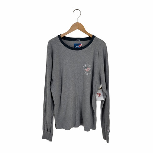 チャンピオン Champion ユーロ企画 ミリタリープリント ラグランカットソー メンズ import:XL