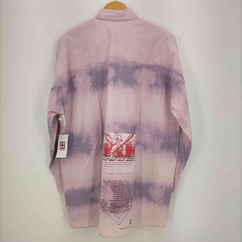 ディーゼル DIESEL S-BRETT SHIRT タイダイ ストライプ オーバーサイズ レディース XS