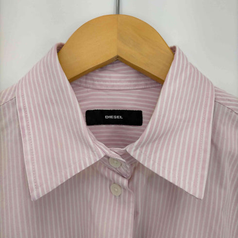 ディーゼル DIESEL S-BRETT SHIRT タイダイ ストライプ オーバーサイズ レディース XS