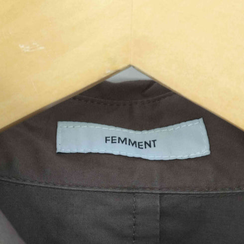 ファモン FEMMENT コットンシルク シャツワンピース レディース JPN:1