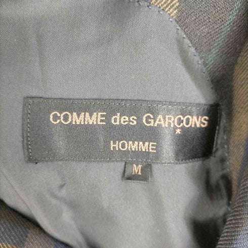 コムデギャルソンオム COMME des GARCONS HOMME 90AW 田中オム ウールチェックジャケット メンズ JPN:M