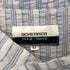 SCHERRER バンドカラーシアサッカーボーダーシャツ メンズ import:L