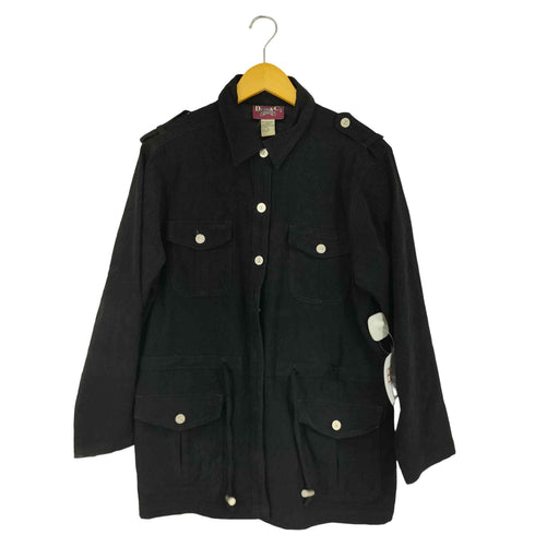 デニムアンドコー Denim&Co フェイクスウェードサファリジャケット メンズ JPN:M
