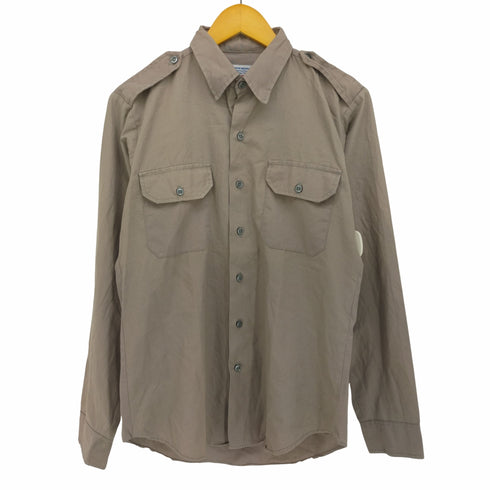 Logan Uniform Supply フラップポケット エポレット ミリタリーシャツ メンズ 15 1/2