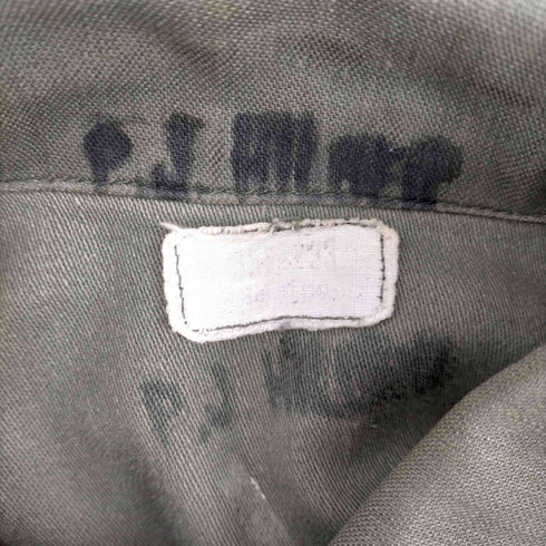 ユーエスアーミー US ARMY 74年 OG-107 Utility Shirt Cotton100% USMC メンズ