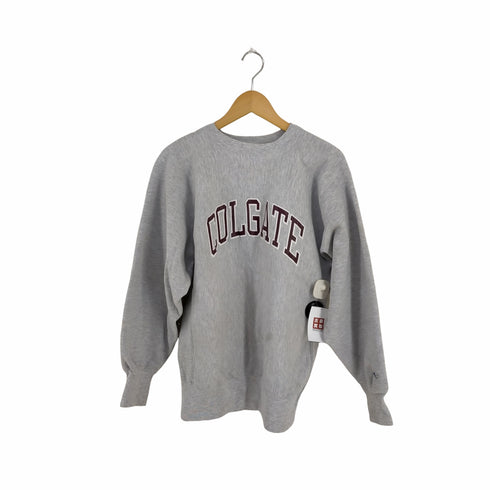 チャンピオン Champion USA製 刺繍タグ REVERSE WEAVE アーチプリント COLGATE メンズ import:XL