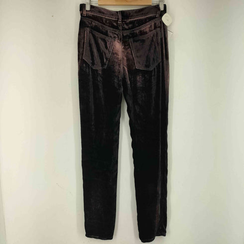 サンローランパリ SAINT LAURENT PARIS 2019年 ベルベットパンツ ベロア レディース 27