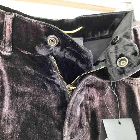 サンローランパリ SAINT LAURENT PARIS 2019年 ベルベットパンツ ベロア レディース 27