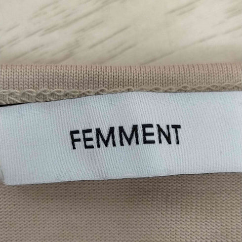 ファモン FEMMENT センタースリットノースリーブワンピース レディース 3