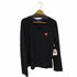コムデギャルソン COMME des GARCONS AD2012 カシミヤ100% BハートVネックニット メンズ JPN:S