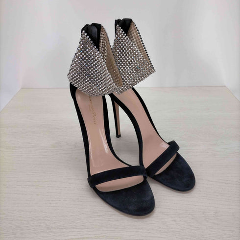 ジャンビトロッシ Gianvito Rossi ラインストーン ピンヒール レディース JPN:39